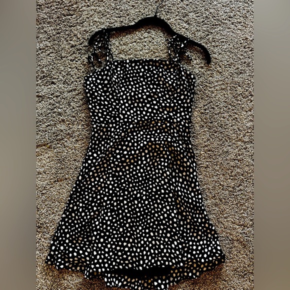Dry Goods Dresses & Skirts - Dry Goods Lola Grace Black and White Polka Dot Mini Dress